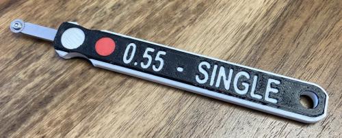 Riveter 0.55 mm SINGLE recommended for 1/72, 1/48 scale