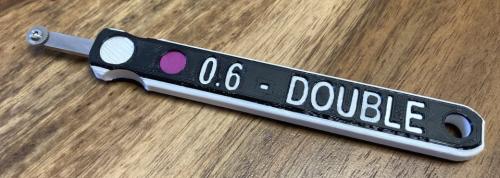 Riveter 0.6 mm DOUBLE recommended for 1/48 scale