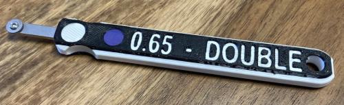 Riveter 0.65 mm DOUBLE recommended for 1/48 scale