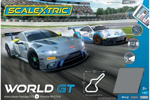 Scalextric ARC AIR World GT Race Set (EU Plug)