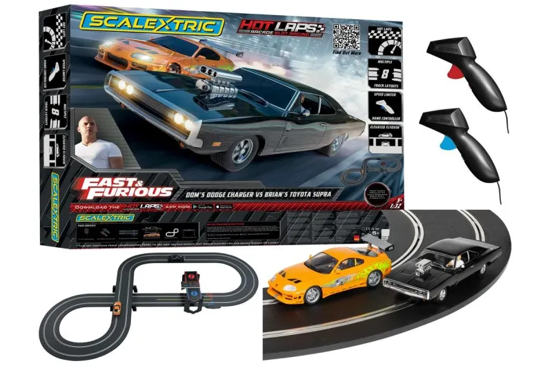 Scalextric Fast and Furious Hot Laps Race Set (EU Plug)