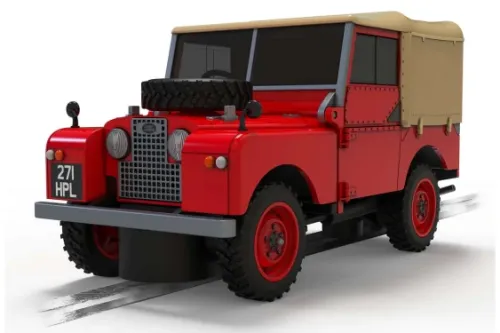 Scalextric Land Rover Series 1, poppy red 1:35