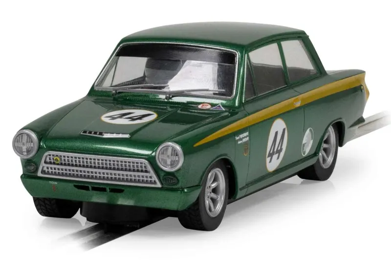 Scalextric Ford Lotus Cortina - Goodwood 2023 - Andrew Jordan + David Dickenson