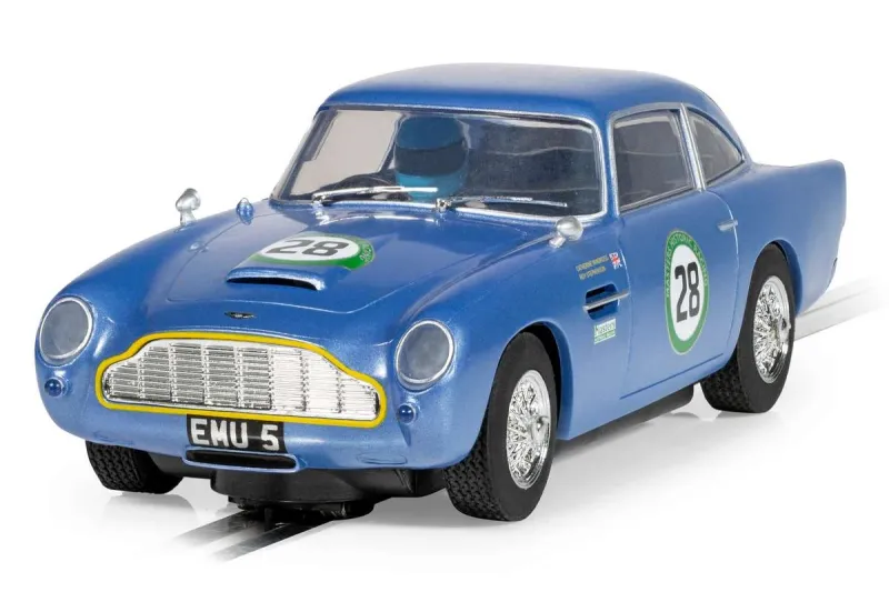 Scalextric Aston Martin DB5 - Blue-Yellow - Historic GT Racing