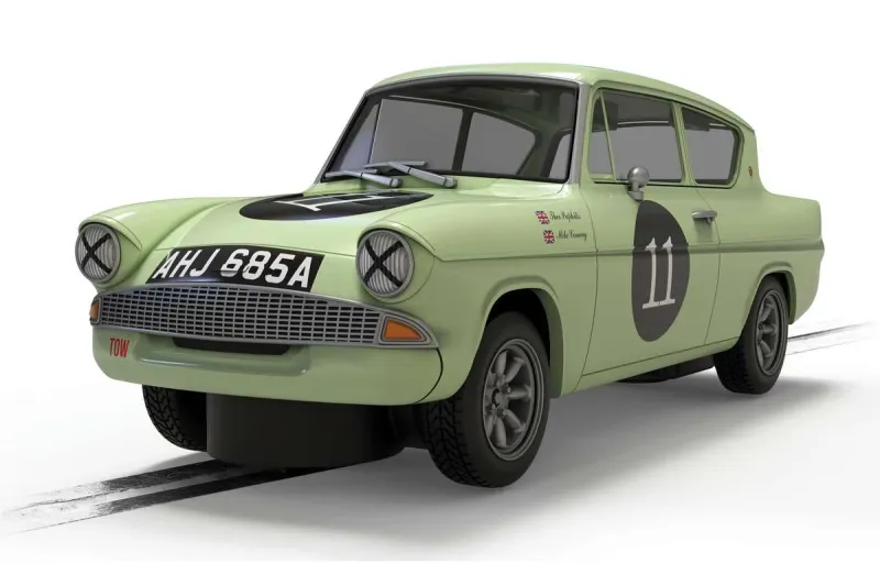 Scalextric Ford Anglia 105e - Theo Paphitis