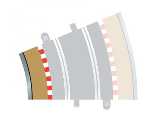 Radius 3 Curve Inner Borders 22.5° x 4