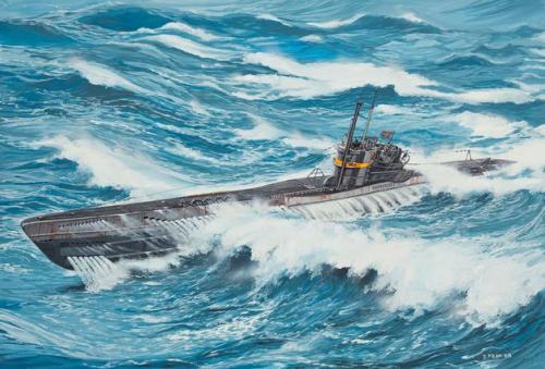 German Submarine Type VII C/41 (Atlantic Version) 1/144