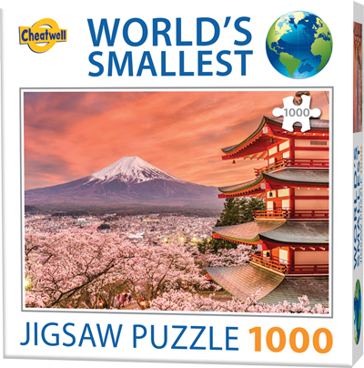 World's Smallest Mount Fuji 1000 bitar