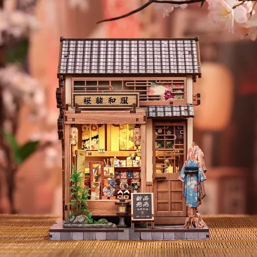 Miniature House: Sakura o kimono shop