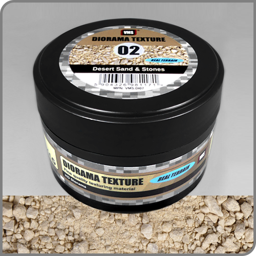 Diorama Texture No. 2 Desert Sand & Stones (100 ml)