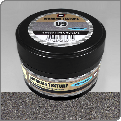 Diorama Texture No. 9 Smooth Fine Grey Sand (100 ml)