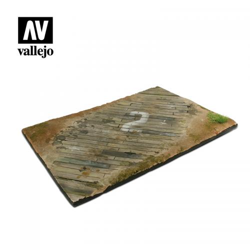 Wooden airfield surface