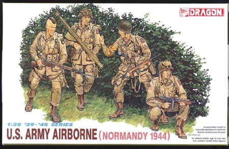 US Army Airborne (Normany1944) 4 fig 1/35