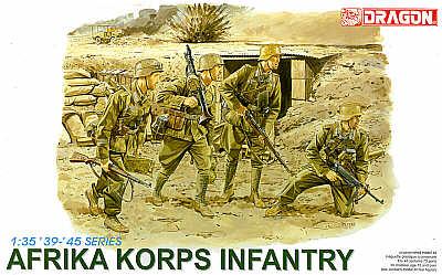 Afrika Korps Infantry 1/35