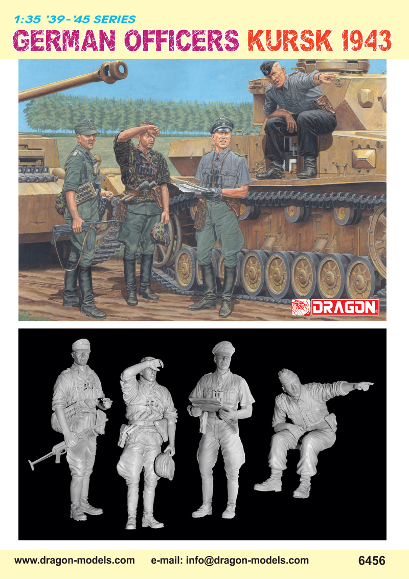 German Officers "Kursk 1943" 1/35