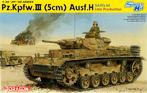 Pz.Kpfw.III (5cm) Ausf.H Sd.Kfz.141 Late Production 1/35