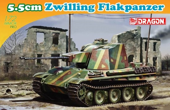 5.5cm Zwilling Flakpanzer 1/72