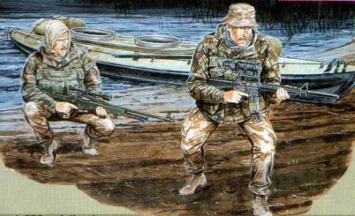 British SBS w/Kayak 1/35