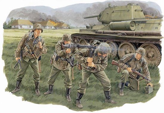 Panzergrenadiers, LAH Division (Kursk 1943) 1/35