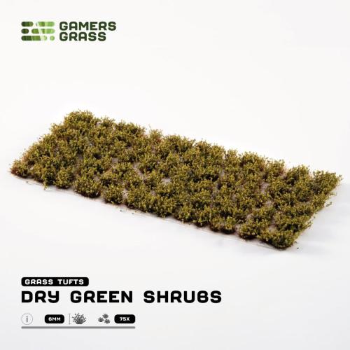 Gamer's Grass: Dry Green Shrubs