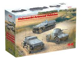 Wehrmacht Arm.Vehicles DIORAMA SET (3 kits) 1:35