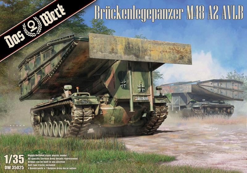 Brückenlegepanzer M48 A2 AVLB 1/35