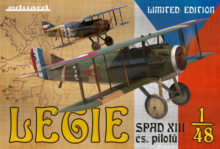 Legie SPAD XIII čs. pilotů Limited Edition 1/48