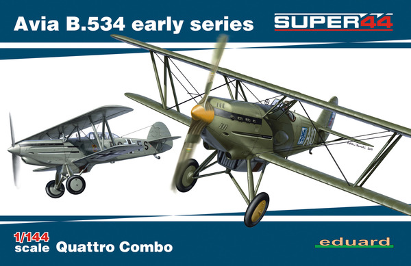 Avia B.534 early series Super44 - Quattro Combo! 1/144