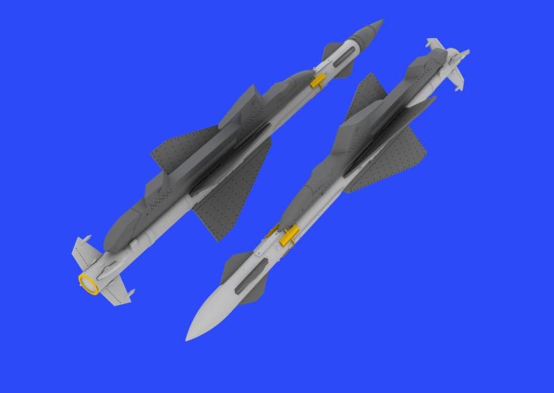R-23R missiles for MiG-23 (EDU, TRU) 1/48