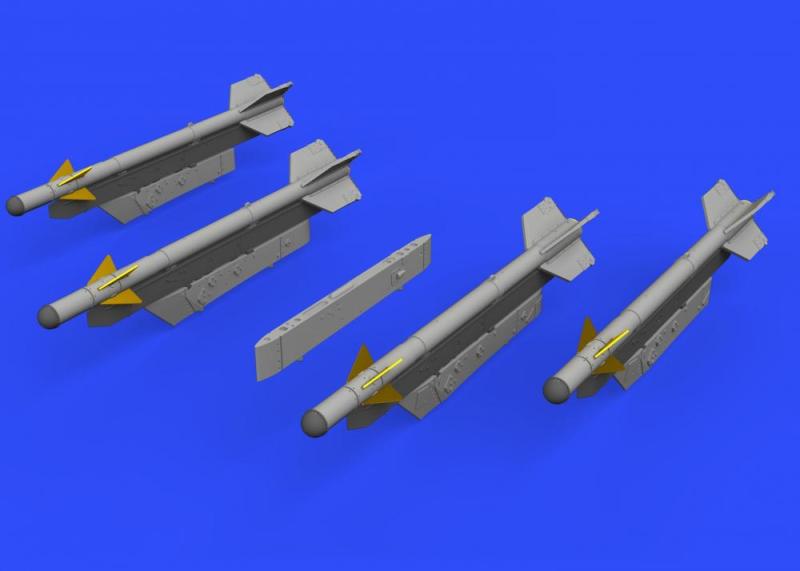 R-3S missiles w/ pylons for MiG-21 (EDU) 1/72