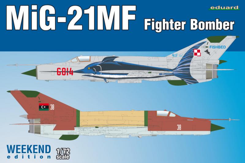 MIG-21MF FIGHTER-BOMBER (WEEKEND EDITION) 1/72