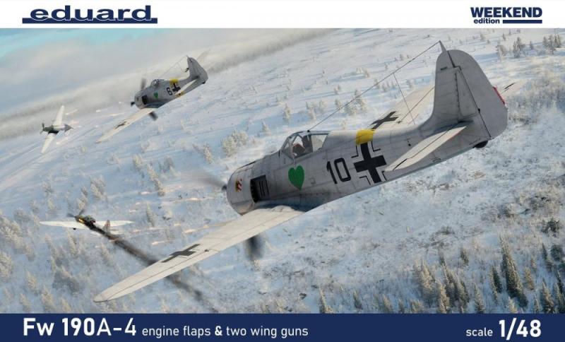 Fw 190A-4 w/ engine flaps & 2-gun wings Weekend Edition 1/48