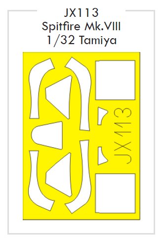 Supermarine Spitfire Mk.VIII - Paint Mask (TAM) 1/32
