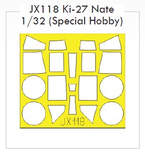 Ki-27 Nate - Paint Mask (SPH) 1/32