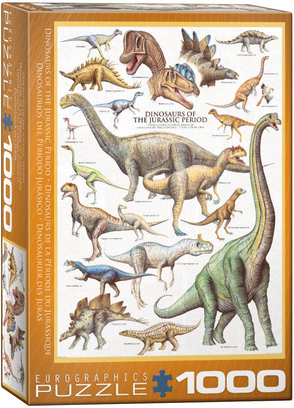 Dinosaurs of the Jurassic Period 1000 bitar