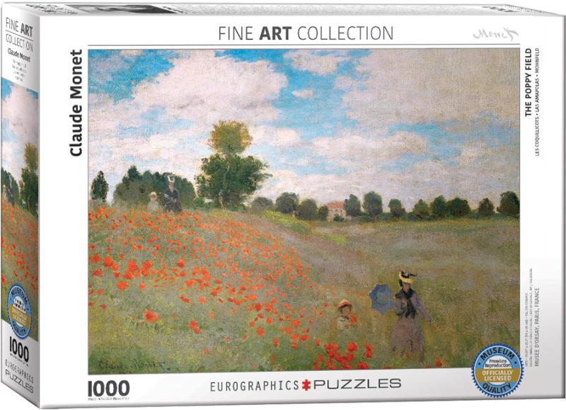 Monet - The Poppy Field 1000 bitar