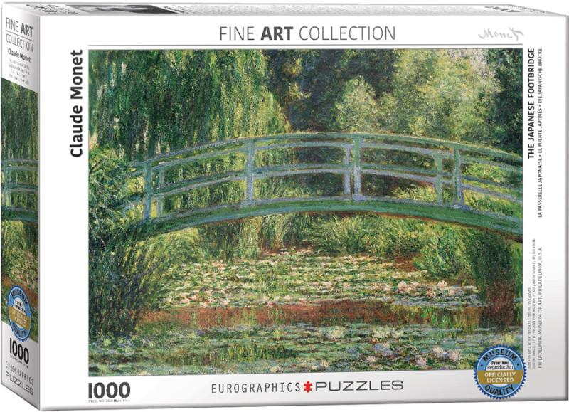 Monet - The Japanese Footbridge 1000 bitar