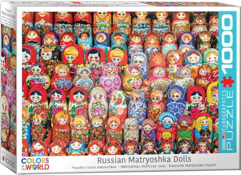 Russian Matryoshka Dolls 1000 bitar