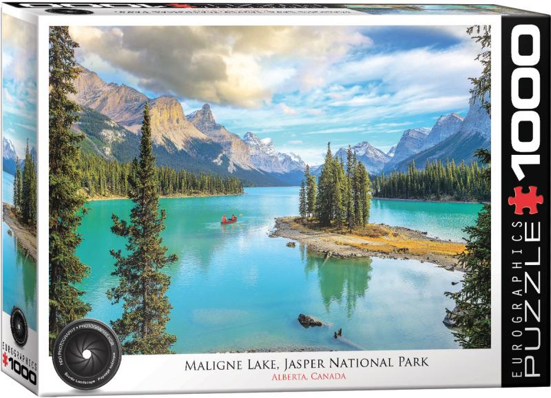 Maligne Lake, Alberta 1000 bitar