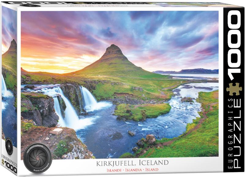 Iceland Kirkjufell Mountain 1000 bitar