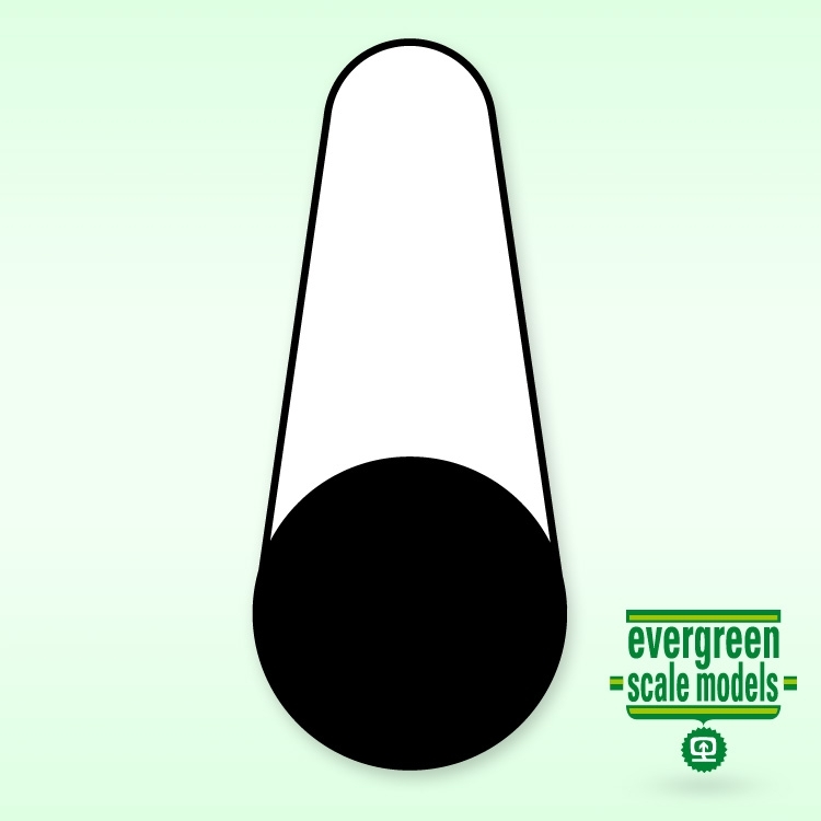 Evergreen  Tråd (.025") 0.6x350 mm