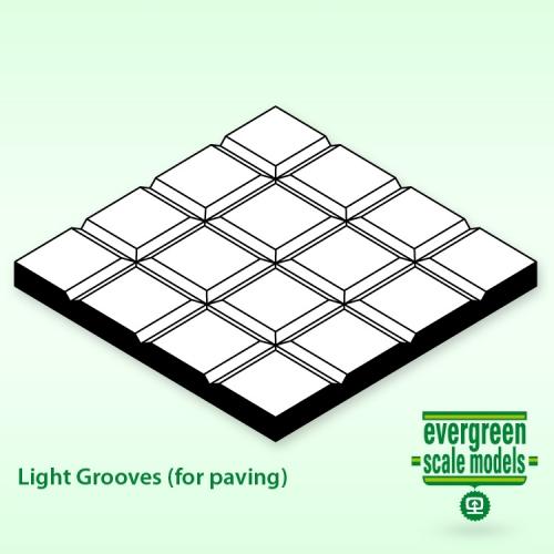 Evergreen  Trottoar 1x150x300mm 3.2x3.2mm