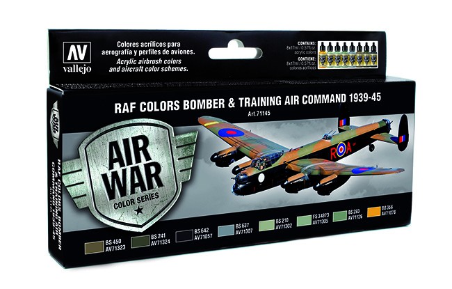 RAF Colors Bomber & Training Air Command 1939-1945 (x8)