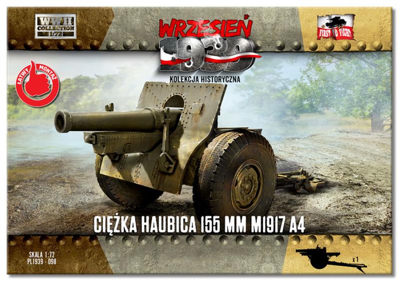 155mm heavy howitzer M1917 A4 (motorised transport) 1/72