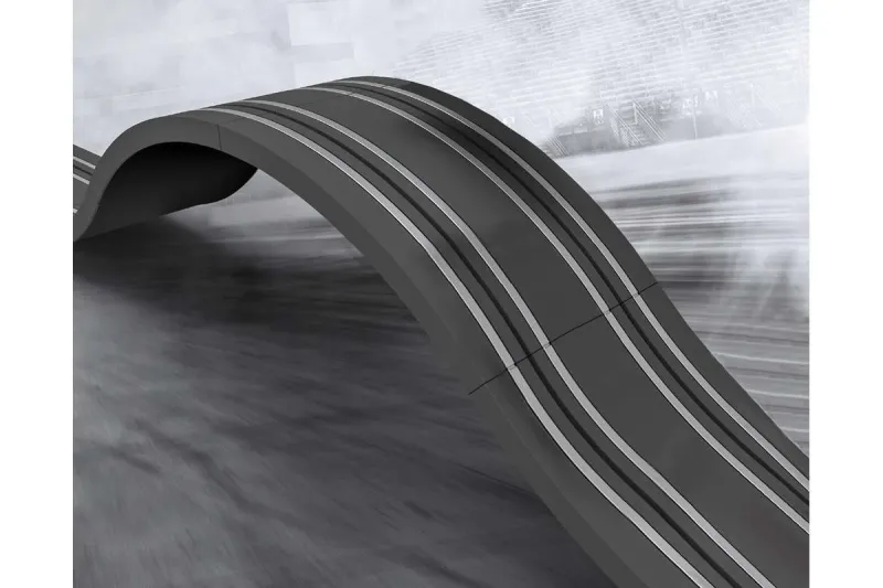 Micro Scalextric Humped Back Bridge Accessory Pack