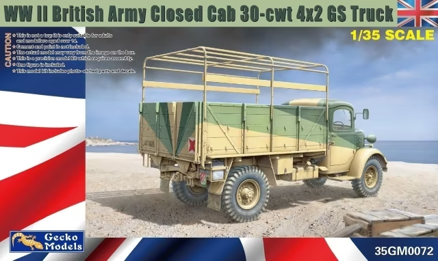 WWII British Army Closed Cab 30cwt 4x2 GS Truck 1/35