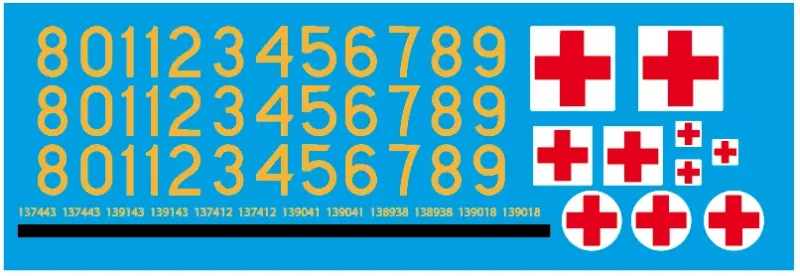 Volvo C304 TGB1315 Ambulance - Decals only 1:72