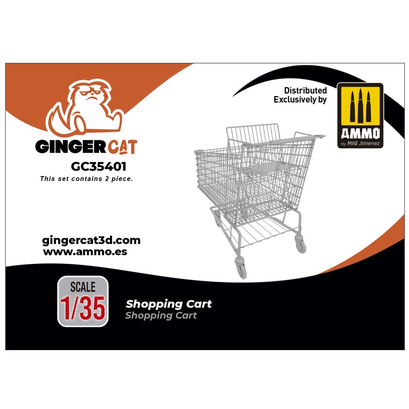 Shopping Cart (2pcs) 1/35