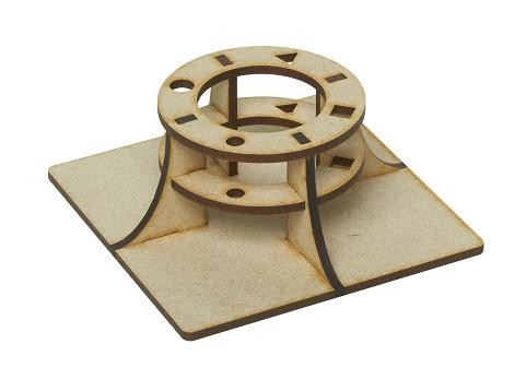 Tippställ runda flaskor 36 mm