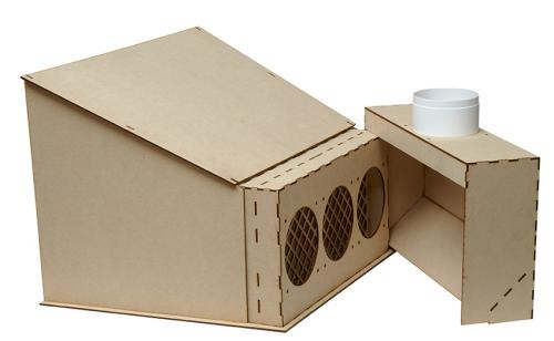 Utsug för dragskåp inkl. krage för vent-slang